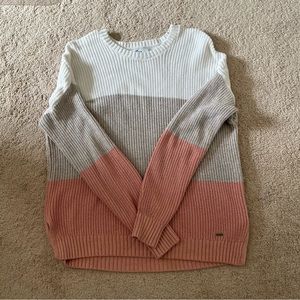 Hollister Tri-colored Sweater